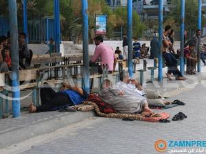 النازحون في غزة