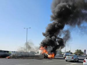 بالصور قتيلان في تحطم طائرة بالنقب المحتل