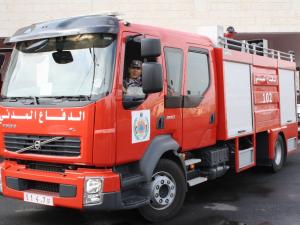 إصابة طفلة في حريق شمال رام الله 