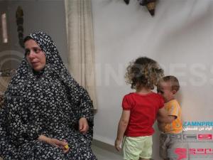 عائلة محتاجة في رام الله