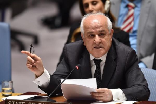 السفير منصور: مساع فلسطينية لاعتماد 16 قراراً اممياً جديداً