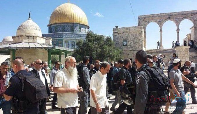حراس الأقصى يتصدون لاعتداء الاحتلال على منطقة "باب الرحمة"