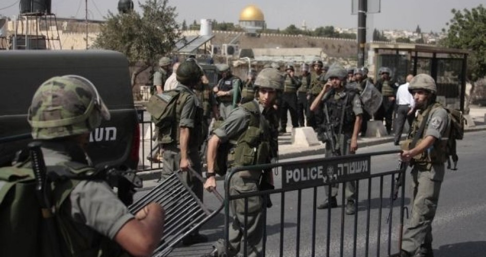 آليات عسكرية أمريكية في شوارع القدس تحضيرا لمناورة مع الجيش الاسرائيلي