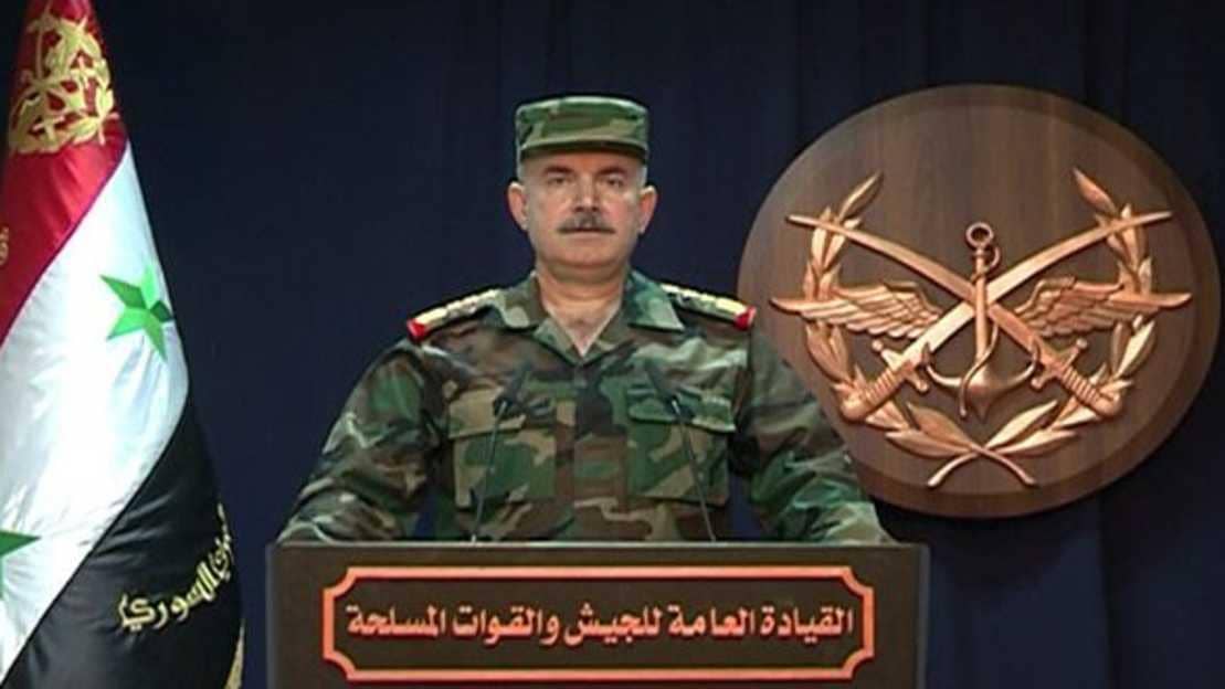 أول بيان لجيش النظام السوري بعد الضربات الإسرائيلية