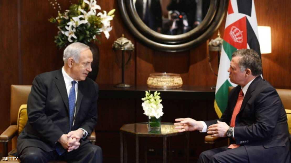 العاهل الأردني يؤكد لنتانياهو حل الدولتين