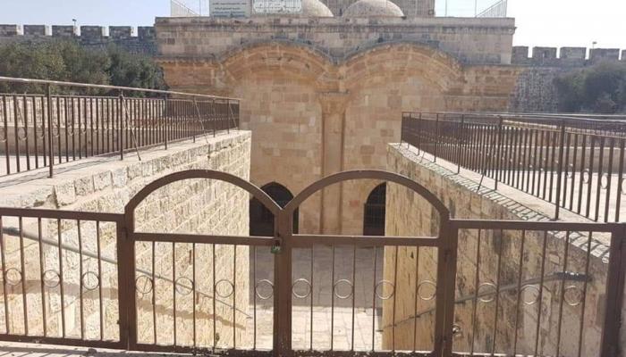 الأوقاف تعمل على ترميم مصلى باب الرحمة لفتحه امام المصلين