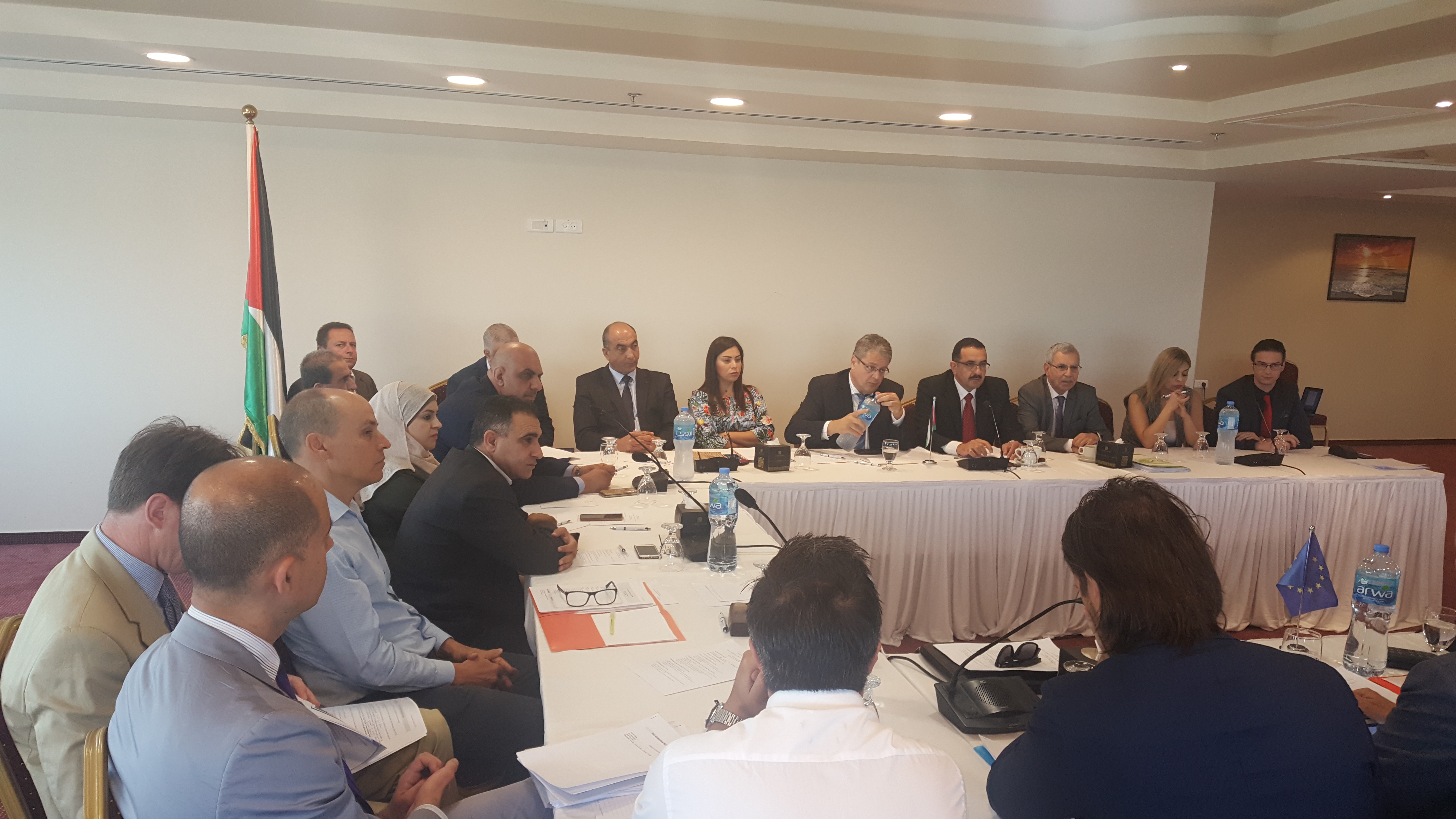  اجتماع اللجنة الأوروبية الفلسطينية الفرعية المشتركة لقطاعات الطاقة والمياه والبيئة والمواصلات