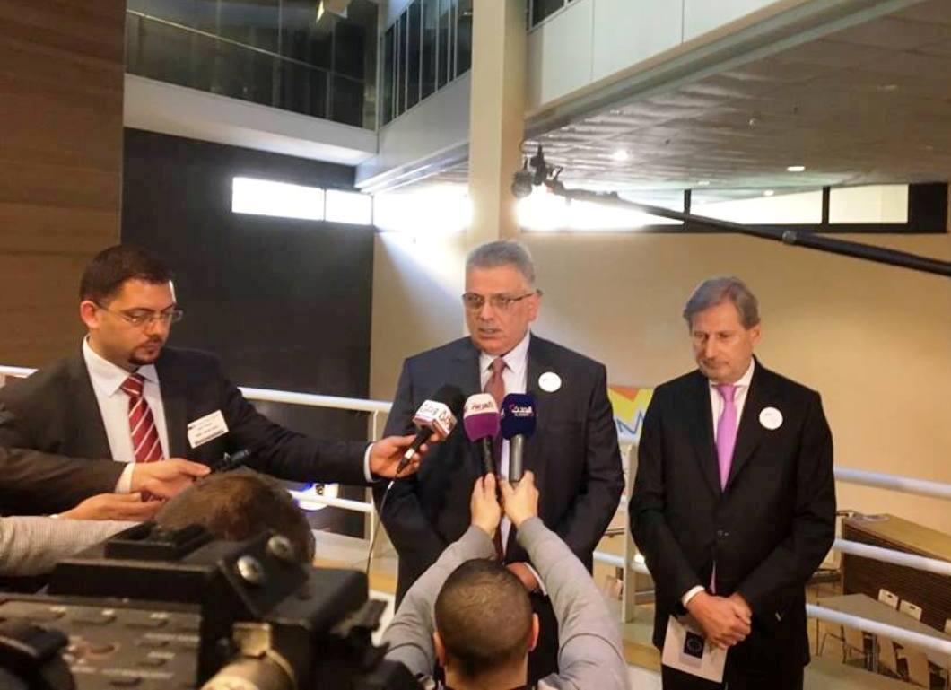 غنيم وهان يعلنان نجاح مؤتمر المانحين لتحلية مياه غزة