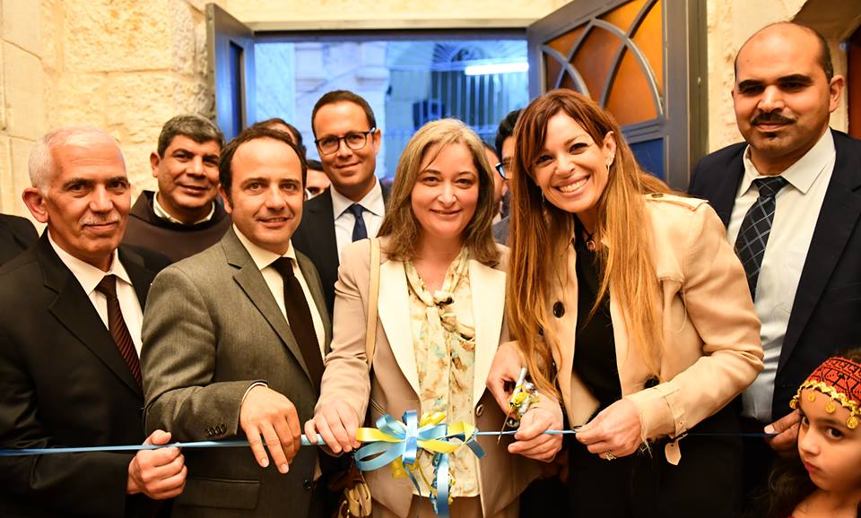 الاحتفال بانتهاء ترميم دار الصباغ في شارع النجمة بمدينة بيت لحم وتحويلها الى مركز لدراسات وأبحاث المغتربين