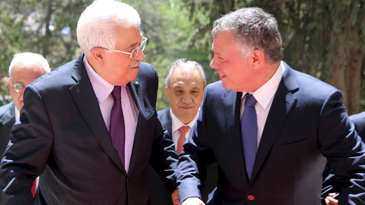 لقاء قمة بين الرئيس عباس والعاهل الأردني