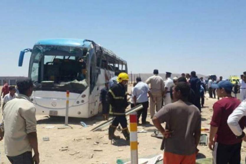 7 قتلى و13 جريحا بهجوم على حافلة أقباط في المنيا