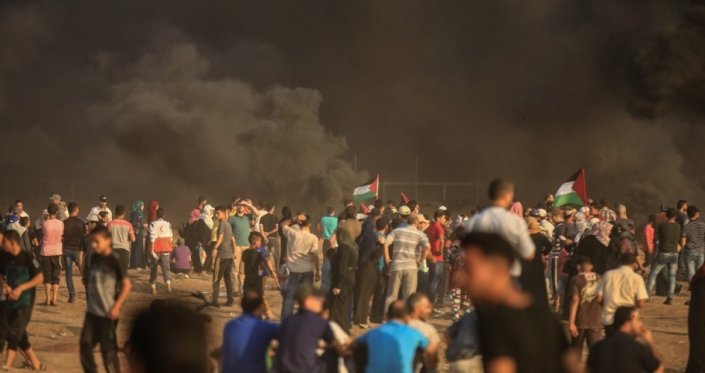 إصابات بالرصاص خلال قمع الاحتلال للمتظاهرين السلميين شرق قطاع غزة