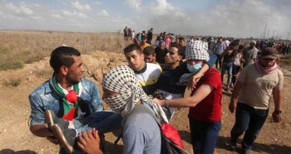 5 إصابات برصاص الاحتلال شرق قطاع غزة