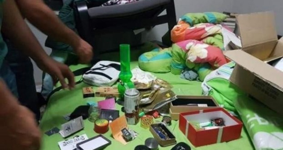 ضبط معمل للمخدرات داخل منزل في رام الله