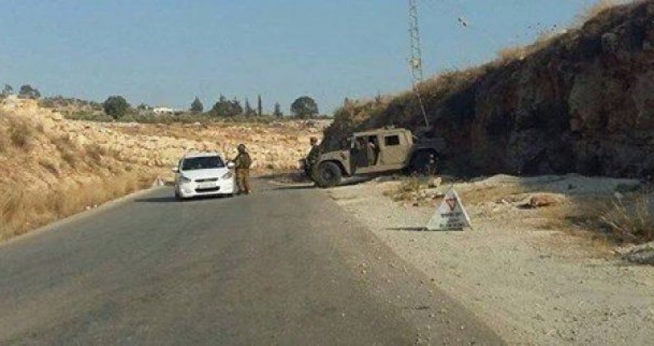 بصورة مفاجأة: الاحتلال يغلق طريق رام الله- الجلزون