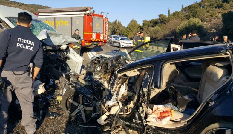 مصرع 6 اسرائيليين في حادث سير مروع