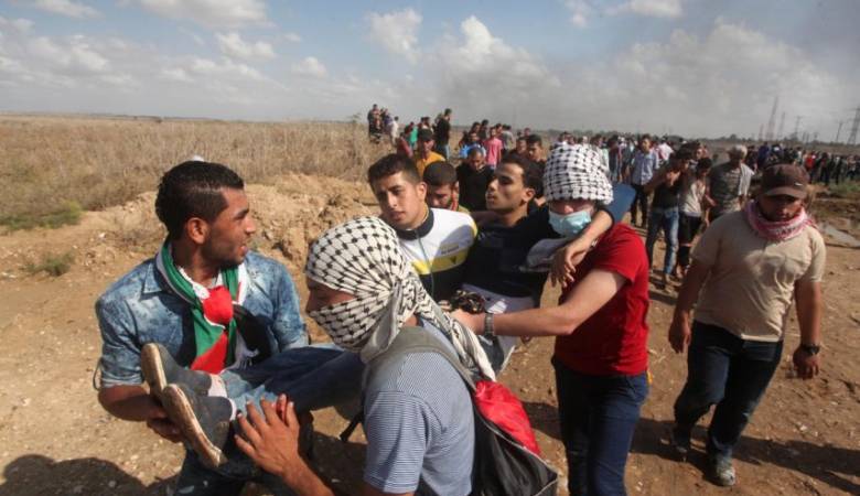 إصابة شاب برصاص الاحتلال شرق مدينة غزة