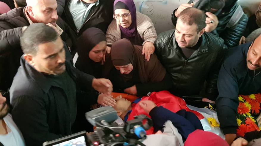 الجلزون تُشيع الشهيد محمود نخلة