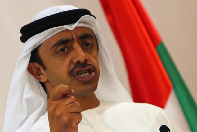 وزير خارجية الإمارات يقر لـ"إسرائيل بحق الدفاع عن نفسها"
