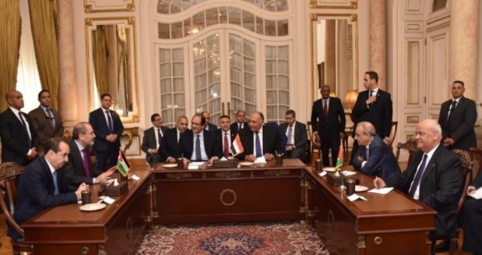 ماذا بحث الاجتماع الفلسطيني المصري الأردني بشأن غزة و(صفقة القرن)؟