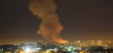 الطيران الاسرائيلي يقصف موقعا لحماس في خانيونس