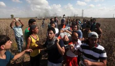 5 اصابات برصاص الاحتلال بغزة