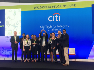 شركة PalPay تحصل على جائزة أفضل شركة دفع الكتروني على مستوى الشرق الأوسط من Citi Tech for Integrity Challenge في أبوظبي