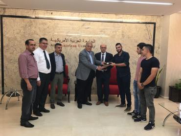فريق الجامعة العربية الامريكية يحقق المركز الثاني في مسابقة البرمجة الوطنية ACM